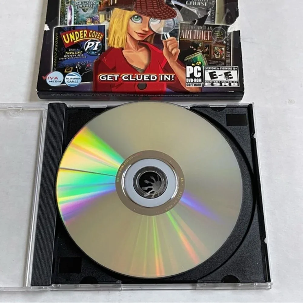 Mystery 4 Pack Cruise Art Thief Under Cover PI PC Games CD ROM E ESRB Viva Media